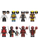 8pcs Deadpool &amp; Wolverine Deadpool variant Wolverine variant Minifigures... - $18.99