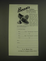 1974 L.L. Bean Calfskin Knockarounds Advertisement - £14.78 GBP