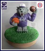 KANSAS STATE WILDCATS MASON JAR FREE SHIPPING COIN,CANDY,CANDLE COVER - $15.74