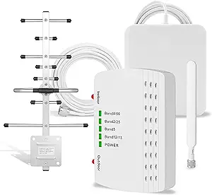 Cell Phone Booster For Home, Up To 6000 Sq.Ft,Cell Phone Signal Booster ... - $333.99