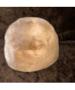 Vintage 50s 60s Beige Taupe Hat Taylored Junior B 22&quot; Made in USA - $61.53 CAD