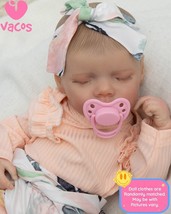 VACOS 18-inch Reborn Baby Doll Cute Sleeping Handmade Newborn Doll Xmas Gifts - £37.36 GBP