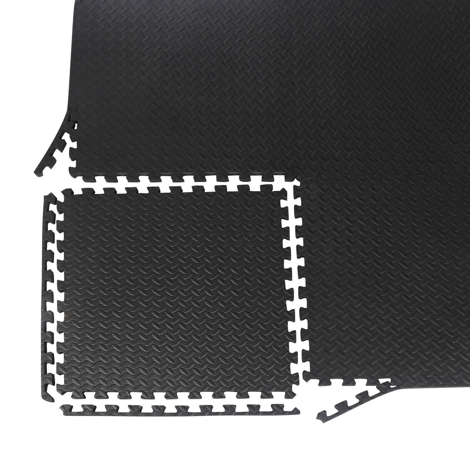 48 Tiles Puzzle Exercise Mat 3/4'' Thick Interlocking Foam Floor Mat 192 Sq. Ft Exercise Mats