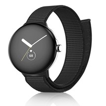 Pixel Watch Band-Nylon Sport Velcro Strap Compatible With Google Pixel W... - £11.71 GBP