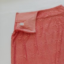 Cato Women's 10 Peach Size Zipper Pull-On Straight & Pencil Tassel Bottom Skirt image 10