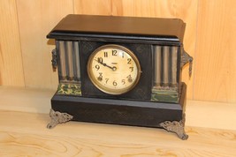 Antique Ingraham 8 Day Gonging Mantle Clock ~ 1911 ~ Runs Good - £205.02 GBP