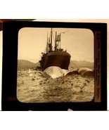 Magic Lantern Glass Slide Floating Whaling Station Spitzenbergen Lapland... - $29.69