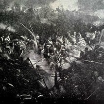 Battle Of Inkermann Gustave Dore 1902 Half Tone Art Emerson History Prin... - $22.50