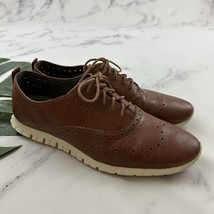 Cole Haan Zerogrand Womens Wingtip Oxfords Size 11 Brown Leather Comfort - $45.53