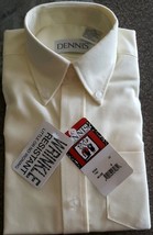 Dennis Brand ~ Uniform School Shirt ~ Maize ~ Youth Size 10 ~ Wrinkle Re... - $14.96