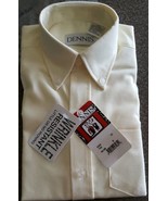 Dennis Brand ~ Uniform School Shirt ~ Maize ~ Youth Size 10 ~ Wrinkle Re... - $284.23 MXN