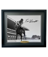 Ron Turcotte Autographed Secretariat 16x20 Belmont Photo Framed JSA COA ... - $565.12 CAD