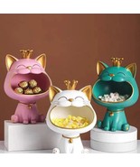 Lucky Cat Tray key storage, Chinese Storage Ornament Tray Table Cat Resi... - £31.46 GBP