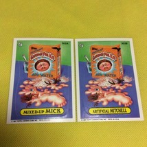 1987 Garbage Pail Kids Series 8 Mixed-Up Mick 302a Artificial Mitchell 3... - £10.93 GBP
