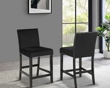 Roundhill Furniture Cobre Contemporary Velvet Counter Stools with Nailhe... - $261.99