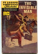 The Invisible Man- Classic Illustrated #153 HRN 169- HG WELLS G/VG - £27.33 GBP