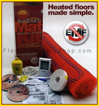 Radiant Floor Heating Mat Kits 45 sq - 3ft Wide - £786.08 GBP