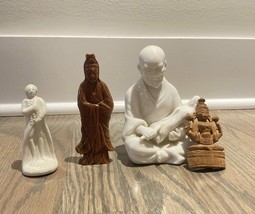 Set of Vintage Japanese Buddha Figurines - £39.80 GBP