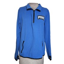 Blue Quarter Zip Pullover Size Medium  - $24.75