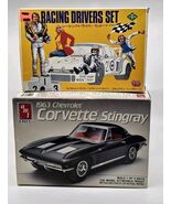 AMT 1963 Corvette Stingray 1:25 Model Kit #6520 1989 + Bonus Model Kit  - $19.79