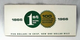 1963A $1 Federal Reserve 5 Consecutive Original Bank Sleeve PC-596 - £18.92 GBP