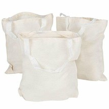 Cotton Craft Tote Bags with Handles Nature Color Pack of 12 - $16.36