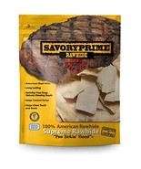 Savory Prime 459 Rawhide Chips Natural 2&quot;x6&quot; Bag Dog Treats, 1lb - $34.10 CAD