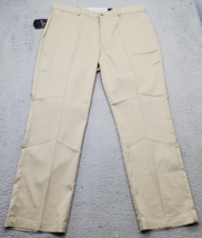 Tourney Golf Performance Pants Men&#39;s 36/30 Brown Moisture Wicking Stretc... - $29.41