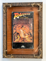 Custom Indiana Jones VHS Shadowbox Oak | Archaeology Corner | Home Theat... - £42.16 GBP