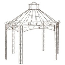  Garden Pavilion Antique brown Wrought Iron Large - €1.390,30 EUR