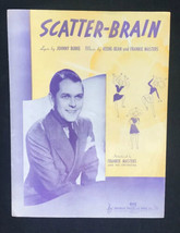 Vintage 1939 Sheet Music SCATTER-BRAIN Burke FRANKIE MASTERS - $12.82