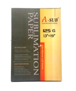 A-SUB Sublimation Paper 13x19&quot; 125g 100+ Sheets Inkjet Printer Heat Tran... - $53.69 CAD