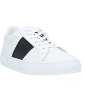 Paul &amp; Shark Men&#39;s Italy White Leather Sneakers Shoes Size US 12 EU 45 - £197.78 GBP