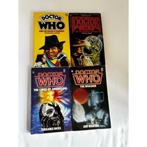 Dr. Who Lot of 4 Doctor Who Novels 1, 9 92, &amp; 98 Dicks &amp; Marter Target Book - $16.82