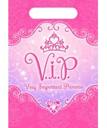 Disney Very Important Princess VIP Party Favor Treat Loot Bags Party Sup... - £2.36 GBP