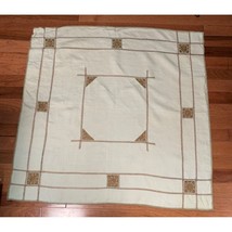 Vintage Embroidered Linen Tablecloth - Perfect For Fancy Dinners &amp; Impre... - $34.97