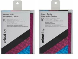 2 x Cricut Joy Insert Cards Merriweather Sampler 20 cards total  - £12.40 GBP