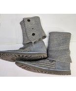 UGG Cardy Knit Boots Knee High Fold Over Sheepskin 5819 15&quot; Tall Women&#39;s... - €18,54 EUR