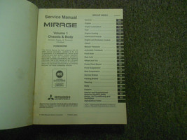 1997 Mitsubishi Mirage Service Repair Shop Manual Chassis Body Vol 1 Factory Oem - $32.36
