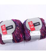 NEW Muench Yarns Cleo set 2 skeins Color 381157 Metallic Blend Multicolor - $278.59 MXN