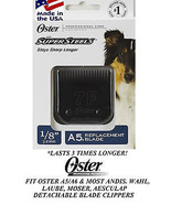 OSTER SUPERSTEELS (Like Titanium) 10 BLADE*FIT A5,A6,Andis AGC,Wahl KM Clipper - £26.67 GBP