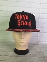 NEW Tokyo Ghoul Sublimated Bill Black Red Snapback Hat Cap Adjustable Adult OSFM - £16.70 GBP