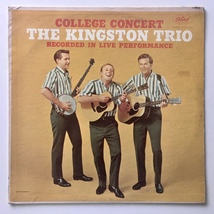 The Kingston Trio - College Concert LP Vinyl Record Album - £17.26 GBP