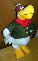 14" Looney Tunes Foghorn Leghorn Plush wearing Army Uniform Warner Brothers - £15.73 GBP