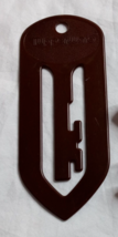 Tupperware  Vintage #1454 Brown Paper Clip Bookmark Gadget - £2.40 GBP