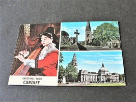 Greetings from Cardiff, Wales, Great Britain - Unposted Postcard. - £5.20 GBP