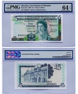 1988 Gibraltar 5 Pounds Note Choice Uncirculated 64 - $71.47 CAD