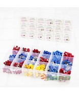 520pc Quick Wire Terminal Assortment Kit Connector Wiring Spade Butt Rin... - $14.95