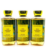 Bath &amp; Body Works LOT OF 3 RIO PINEAPPLE MANGO Body Wash/Shower Gels - $46.03 CAD