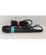 Genuine Singstar Wired 3.5mm Jack Black / Blue Microphone for PS2 - $21.71 CAD